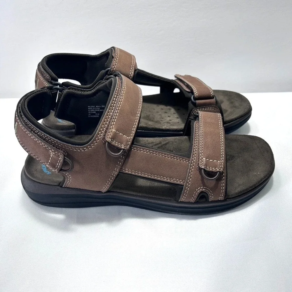 Dockers Bradburn Sport Men's Sandal Dark‎ Tan US 9W